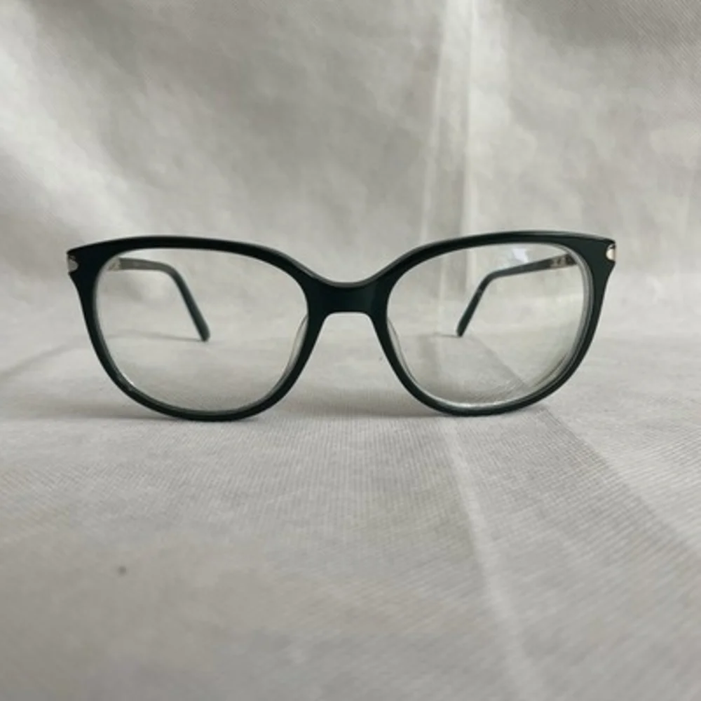 Laurel Italy M3708 Dark Green Eyeglasses Frame Barely Worn Excellent Condition